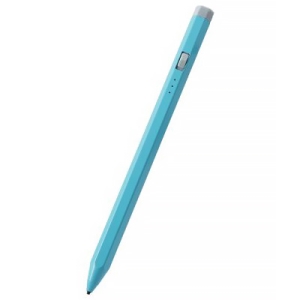 ELECOM アクティブタッチペン スマートフォン・タブレット用 充電式 六角軸 ブルー P-TPACSTEN01BU