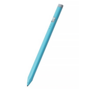 ELECOM アクティブタッチペン スマートフォン・タブレット用 充電式 三角軸 ブルー P-TPACSTEN02BU