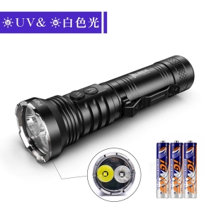 ウーベン LED強力フラッシュライト 乾電池式UV&フラッシュライト500lm LED強力フラッシュライト 乾電池式UV&フラッシュライト500lm P26* 画像2
