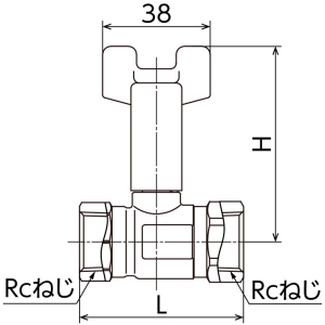 オンダ製作所 BS5型 Rc1×Rc1 BS5型 Rc1×Rc1 BS5-25 画像2