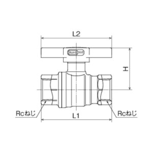 オンダ製作所 FF型(フルボール) RoHS指令対応 Rc3/8×Rc3/8 グリーンTハンドル FF型(フルボール) RoHS指令対応 Rc3/8×Rc3/8 グリーンTハンドル G-FF-T10 画像2