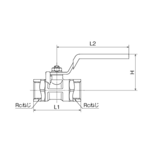 オンダ製作所 FS型 RoHS指令対応 Rc1/4×Rc1/4 レバーハンドル FS型 RoHS指令対応 Rc1/4×Rc1/4 レバーハンドル G-FS-08 画像2
