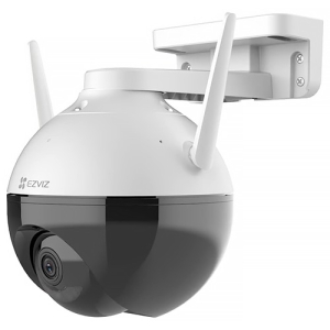 EZVIZ 屋外用Wi-Fiパン・チルトカメラ レンズ4mmタイプ IP65防塵・防水性能 CS-C8C-4
