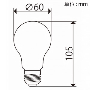 ビートソニック LED電球 一般電球タイプ 《The Bulb》 口金E26 LED電球 一般電球タイプ 《The Bulb》 口金E26 LDF55 画像2
