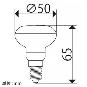 ビートソニック LED電球 レフ電球タイプ 《MINIREF50》 口金E17 LED電球 レフ電球タイプ 《MINIREF50》 口金E17 LDF66 画像2