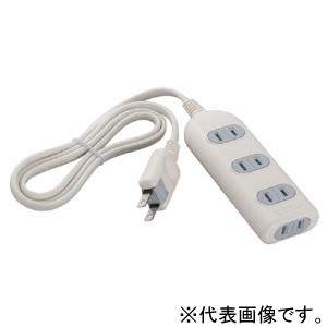 明工社 【在庫限り】テーブルタップ 4コ口 ムービープラグ コード5m 防塵シャッター付 SK-4TS05W