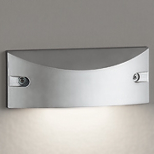 オーデリック LEDフットライト 防雨型 高演色LED 白熱灯器具60W相当 LED一体型 電球色 壁面取付専用 マットシルバー OG264018R