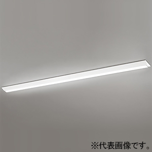 オーデリック LEDベースライト ≪LED-LINE≫ 高演色LED 直付型 110形 逆富士型(幅230mm) 13400lmタイプ Hf86W×2灯相当 LEDユニット型 昼白色 非調光タイプ XL501006R4B