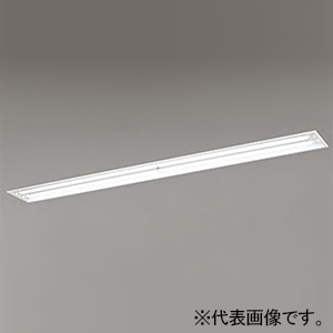 オーデリック LEDベースライト 埋込型 FLR110W×2灯相当 LEDランプ型 白色 口金R17d 2灯用 非調光タイプ XD266093C
