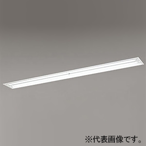 オーデリック LEDベースライト 埋込型 FLR110W×2灯相当 LEDランプ型 電球色 口金R17d 2灯用 非調光タイプ LEDベースライト 埋込型 FLR110W×2灯相当 LEDランプ型 電球色 口金R17d 2灯用 非調光タイプ XD266093E