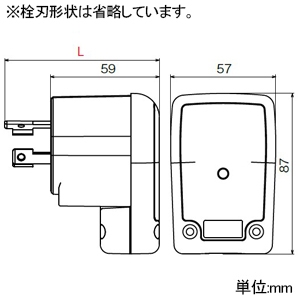 アメリカン電機 エルシェイププラグ プラカバー L型 引掛形 3P 30A 250V 圧着端子式・引締式 エルシェイププラグ プラカバー L型 引掛形 3P 30A 250V 圧着端子式・引締式 3322EL 画像2