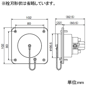 アメリカン電機 【受注生産品】防水形フランジインレット 耐じん・防噴流形 引掛形 接地形2P 30A 125V 圧着端子式・引締式 NEMA(L5-30)規格 平蓋付 【受注生産品】防水形フランジインレット 耐じん・防噴流形 引掛形 接地形2P 30A 125V 圧着端子式・引締式 NEMA(L5-30)規格 平蓋付 3315WJ-L5 画像2