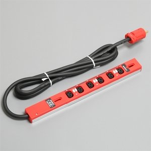 アメリカン電機 0Uコンセントバー スリムタイプ IEC C-13×6個口 20A入力 接地形2P 20A 250V NEMA(L6-20)規格 コード3m 赤色 0Uコンセントバー スリムタイプ IEC C-13×6個口 20A入力 接地形2P 20A 250V NEMA(L6-20)規格 コード3m 赤色 HAC9060LS-RD