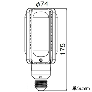 岩崎電気 【生産完了品】LEDランプ ≪LEDioc LEDライトバルブ≫ 24W 水銀ランプ100W相当 ユニバーサル点灯 ナトリウム色 E26口金 LEDランプ ≪LEDioc LEDライトバルブ≫ 24W 水銀ランプ100W相当 ユニバーサル点灯 ナトリウム色 E26口金 LDTS24L-G/721 画像2