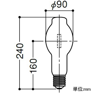 岩崎電気 セラミックメタルハライドランプ ≪FECセラルクスエースPRO≫ 垂直点灯形 150W FECスタータ内蔵形 BUD形 透明形 白色 E39口金 セラミックメタルハライドランプ ≪FECセラルクスエースPRO≫ 垂直点灯形 150W FECスタータ内蔵形 BUD形 透明形 白色 E39口金 M150CLSP-W/BUD 画像2