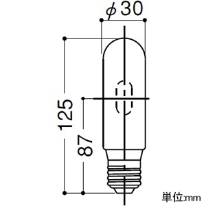 岩崎電気 セラミックメタルハライドランプ ≪セラルクス≫ 屋外街路灯専用形 70W 透明形 温白色 E26口金 セラミックメタルハライドランプ ≪セラルクス≫ 屋外街路灯専用形 70W 透明形 温白色 E26口金 MT70CE-WW/S-G-3 画像2