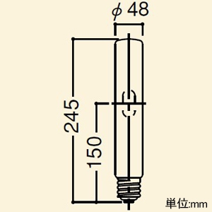 岩崎電気 セラミックメタルハライドランプ ≪セラルクス≫ 400W メンテナンス専用 調光用電子安定器用・プロフォルムZ用 透明形 BUD形 白色 E39口金 セラミックメタルハライドランプ ≪セラルクス≫ 400W メンテナンス専用 調光用電子安定器用・プロフォルムZ用 透明形 BUD形 白色 E39口金 MT400CE-W/BUD-T48 画像2