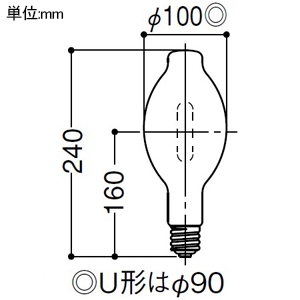 MF250LSH/BDP (岩崎電気)｜MF〜｜水銀灯・メタハラ・ナトリウムランプ
