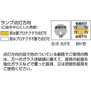 岩崎電気 メタルハライドランプ ≪アイマルチハイエース≫ 100W 低温用器具用 始動器内蔵形 下向き点灯専用 蛍光形 BU形 テフロン膜付 E26口金 メタルハライドランプ ≪アイマルチハイエース≫ 100W 低温用器具用 始動器内蔵形 下向き点灯専用 蛍光形 BU形 テフロン膜付 E26口金 MF100LE/BU 画像3