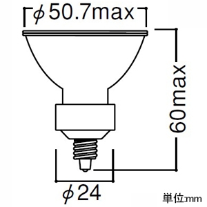 岩崎電気 ハロゲン電球 ≪アイ ダイクロクールハロゲンplus≫ 省電力タイプ 12V用 45W(75W形) φ50mm カバーガラス付 ビーム開き35° EZ10口金 ハロゲン電球 ≪アイ ダイクロクールハロゲンplus≫ 省電力タイプ 12V用 45W(75W形) φ50mm カバーガラス付 ビーム開き35° EZ10口金 JR12V45WUV/WK5EZ/HA2 画像2