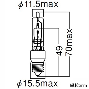 岩崎電気 ハロゲン電球 ≪アイ クールハロゲン≫ 110V用 50W E11口金 ハロゲン電球 ≪アイ クールハロゲン≫ 110V用 50W E11口金 JD110V50WN/P/M 画像2