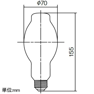 岩崎電気 LEDランプ ≪LEDioc LEDライトバルブG≫ 8W 水銀ランプ40W相当 ユニバーサル点灯 電球色 E26口金 LEDランプ ≪LEDioc LEDライトバルブG≫ 8W 水銀ランプ40W相当 ユニバーサル点灯 電球色 E26口金 LDS8L-G/G 画像2