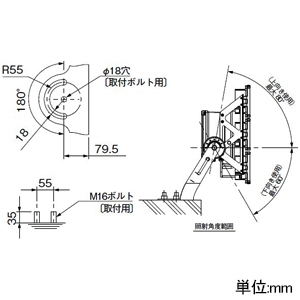 岩崎電気 LED投光器 ≪LEDioc FLOOD AVANT≫ 屋外専用 重耐塩仕様 400クラス メタルハライドランプ1000W相当 昼白色 広角タイプ 初期照度補正機能付 LED投光器 ≪LEDioc FLOOD AVANT≫ 屋外専用 重耐塩仕様 400クラス メタルハライドランプ1000W相当 昼白色 広角タイプ 初期照度補正機能付 E39001W/NSAJ2 画像3