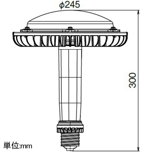 岩崎電気 【受注生産品】LEDランプ ≪LEDioc LEDアイランプSP≫ 高天井用 屋内専用 下向き点灯 128W 電球色 E39口金 【受注生産品】LEDランプ ≪LEDioc LEDアイランプSP≫ 高天井用 屋内専用 下向き点灯 128W 電球色 E39口金 LDRS128L-H-E39/HB 画像2