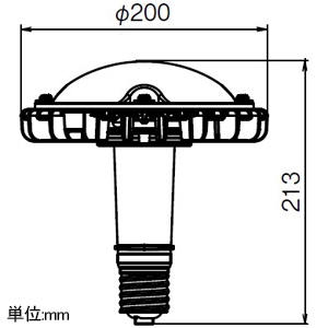 岩崎電気 【受注生産品】LEDランプ ≪LEDioc LEDアイランプSP≫ サインボード用 HSタイプ 屋外用 ユニバーサル点灯 77W 電球色 E39口金 【受注生産品】LEDランプ ≪LEDioc LEDアイランプSP≫ サインボード用 HSタイプ 屋外用 ユニバーサル点灯 77W 電球色 E39口金 LDRS77L-H-E39/HS/H300A 画像2