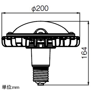 岩崎電気 【受注生産品】LEDランプ ≪LEDioc LEDアイランプSP≫ サインボード用 Sタイプ 屋外用 ユニバーサル点灯 77W 電球色 E39口金 【受注生産品】LEDランプ ≪LEDioc LEDアイランプSP≫ サインボード用 Sタイプ 屋外用 ユニバーサル点灯 77W 電球色 E39口金 LDRS77L-H-E39/S/H300A 画像2