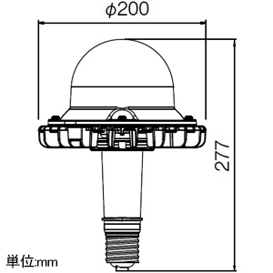 岩崎電気 LEDランプ ≪LEDioc LEDアイランプSP-W≫ 高天井用 屋内専用 下向き点灯 77W 昼白色 E39口金 LEDランプ ≪LEDioc LEDアイランプSP-W≫ 高天井用 屋内専用 下向き点灯 77W 昼白色 E39口金 LDGS77N-H-E39/HB/M250A 画像2