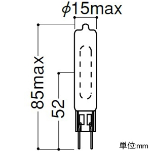 岩崎電気 セラミックメタルハライドランプ ≪セラルクスTC≫ 70W 電子安定器専用 メンテナンス専用 透明形 暖白色 G8.5口金 セラミックメタルハライドランプ ≪セラルクスTC≫ 70W 電子安定器専用 メンテナンス専用 透明形 暖白色 G8.5口金 MT70CEH-L/G8.5 画像2