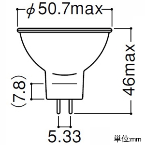 岩崎電気 ハロゲン電球 ≪アイ ダイクロクールハロゲンplus≫ 省電力タイプ 12V用 30W(50W形) φ50mm カバーガラス付 ビーム開き10° GU5.3口金 ハロゲン電球 ≪アイ ダイクロクールハロゲンplus≫ 省電力タイプ 12V用 30W(50W形) φ50mm カバーガラス付 ビーム開き10° GU5.3口金 JR12V30WUV/NK5/HA2 画像2