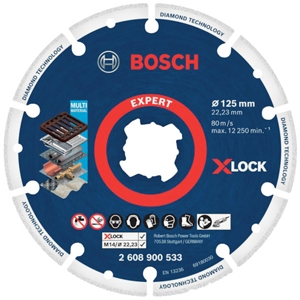 BOSCH X-LOCKダイヤモンドメタルホイール 乾式 外径φ125mm X-LOCKダイヤモンドメタルホイール 乾式 外径φ125mm 2608900533