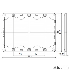 神保電器 取付台座 3連用 取付台座 3連用 WJB-3 画像2