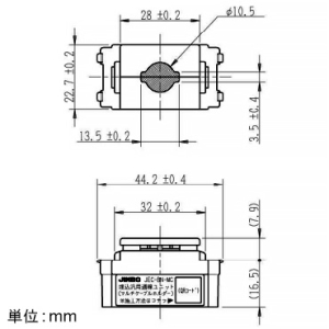 神保電器 マルチケーブルホルダー チョコ マルチケーブルホルダー チョコ JEC-BN-MC-C 画像2