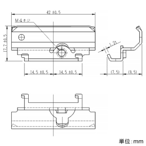 神保電器 はさみ金具 普通壁用 9〜12.5mm 2個1組 はさみ金具 普通壁用 9〜12.5mm 2個1組 BH-12 画像2