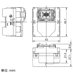 神保電器 チェック用スイッチ 4A 100V・200V兼用 4路 チェック用スイッチ 4A 100V・200V兼用 4路 WJ-4CR 画像3