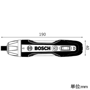 BOSCH コードレスドライバー ネジ締め用 3.6Vバッテリー内蔵 5段階機械式クラッチ+1段階直結モード コードレスドライバー ネジ締め用 3.6Vバッテリー内蔵 5段階機械式クラッチ+1段階直結モード BOSCHGO-N 画像2