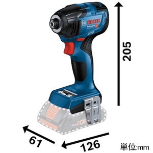 BOSCH コードレスインパクトドライバー DC18V 5.0Ah 最大締付トルク210N・m コードレスインパクトドライバー DC18V 5.0Ah 最大締付トルク210N・m GDR18V-210C 画像2