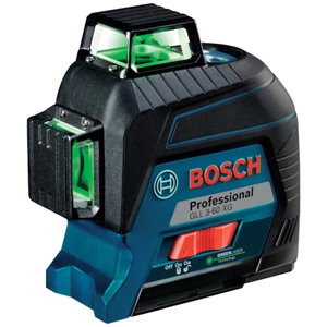 BOSCH レーザー墨出し器 グリーンレーザー 電池式 水平4ライン・垂直4ライン・鉛直・地墨 GLL3-60XG