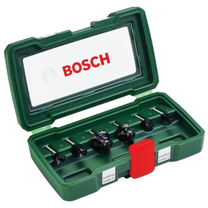 BOSCH ルータービットセット 軸径6mm ルータービットセット 軸径6mm PR-RB6