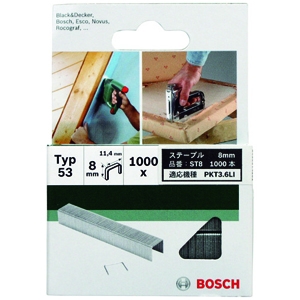BOSCH ステープル タッカー用 8mm 1連接着1000本 ステープル タッカー用 8mm 1連接着1000本 ST8