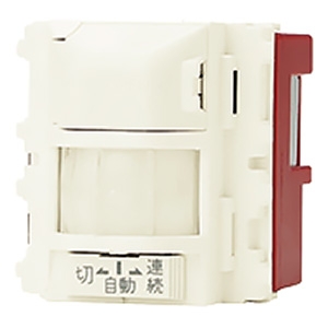 神保電器 埋込感熱センサスイッチ 壁用 4線式 明るさセンサ付 ピュアホワイト JEC-BN-PAS-1-PW