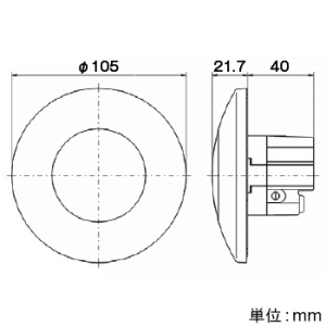 神保電器 感熱センサスイッチ 親器 天井用 感熱センサスイッチ 親器 天井用 HST-10-PW 画像4