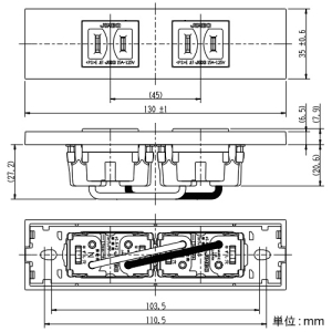 KAG-2502 (神保電器)｜NKシリーズ 配線器具｜配線器具｜電材堂【公式】