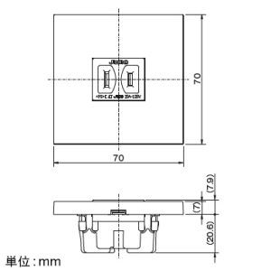 神保電器 コンセントセット ホテル向け 15A 125V ピュアホワイト コンセントセット ホテル向け 15A 125V ピュアホワイト HTL-1500 画像4