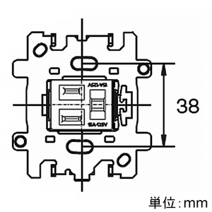 神保電器 接地コンセントセット ホテル向け 15A 125V シボ加工品 ソリッドグレー 接地コンセントセット ホテル向け 15A 125V シボ加工品 ソリッドグレー HTL-1604 画像5