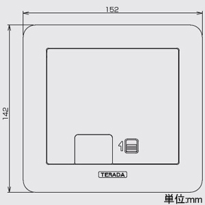 TERADA(寺田電機製作所) スマートコンセント専用打込ボックス ≪テラコン≫ マルチタイプ(打込) TSKシリーズ 電線管床工事用 スマートコンセント専用打込ボックス ≪テラコン≫ マルチタイプ(打込) TSKシリーズ 電線管床工事用 TSK00001 画像2