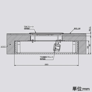 TERADA(寺田電機製作所) スマートコンセント専用打込ボックス ≪テラコン≫ マルチタイプ(打込) TSKシリーズ 電線管床工事用 スマートコンセント専用打込ボックス ≪テラコン≫ マルチタイプ(打込) TSKシリーズ 電線管床工事用 TSK00001 画像3